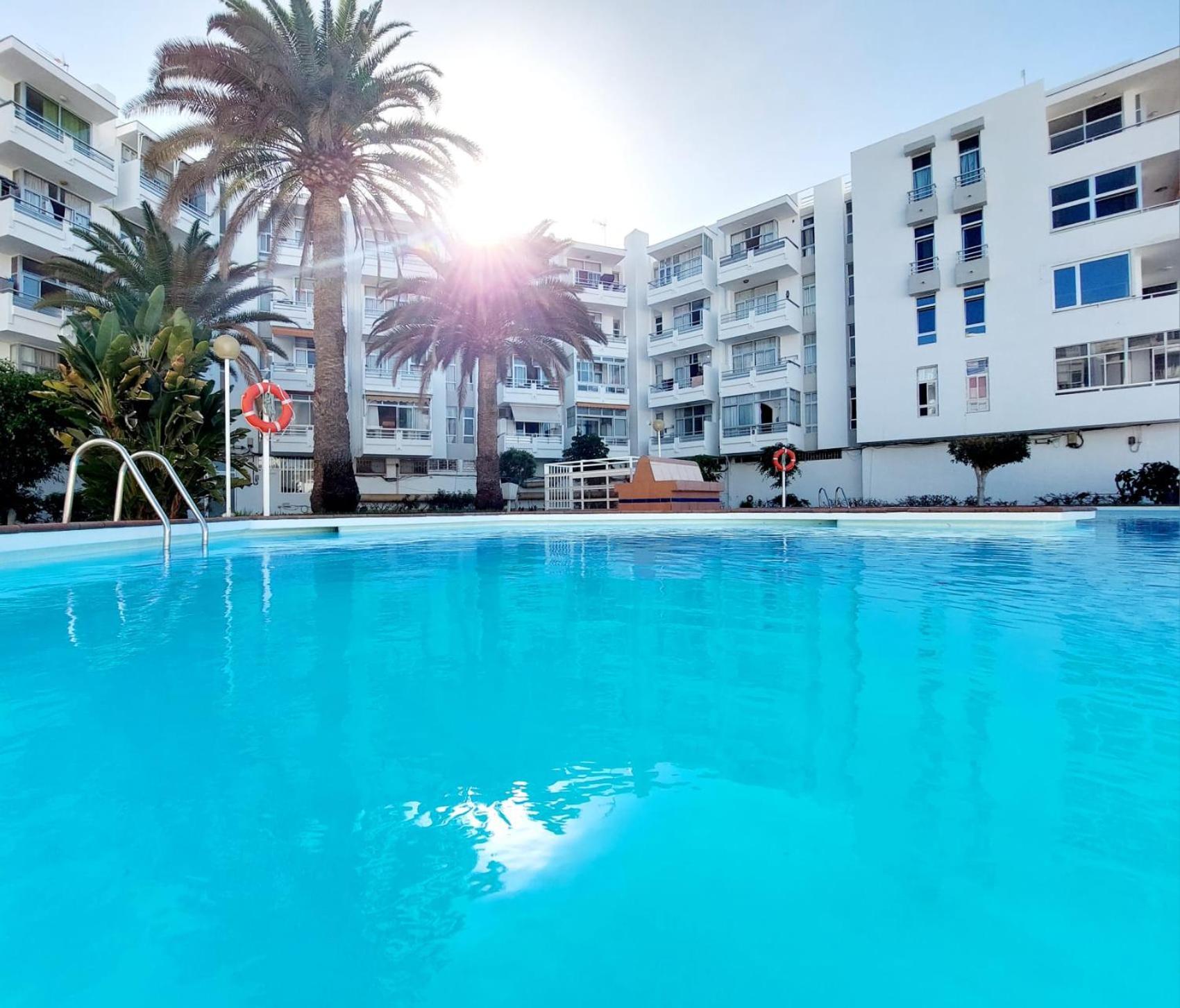 Apartamento Centrico Con Playa Y Piscina Playa del Inglés Eksteriør bilde